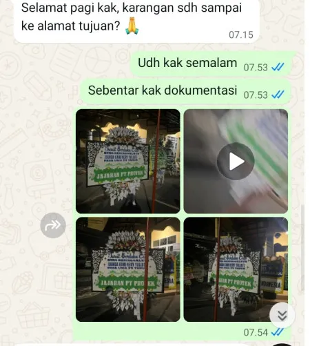 Pengiriman Papan Bunga Selamat Sarolangun